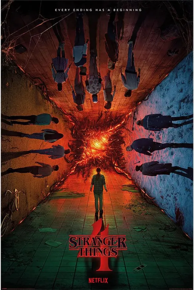 Posterpoint Stranger Things 4 - Every Ending Has A Beginning - Eleven - 61 x91.5 cm multi