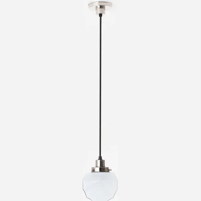 Coloured by Art Hanglamp aan snoer Johanna 20's Nikkel - Art Deco Trade
