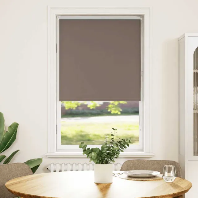 vidaXL Rolgordijn verduisterend koffie 80x130 cm stofbreedte 75,7 cm Bruin