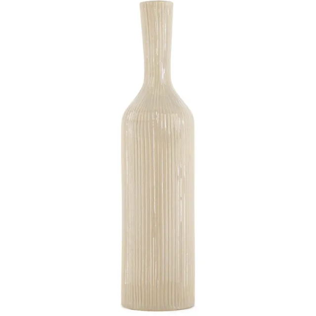 homebound by ky Aardewerk vaas conic L beige