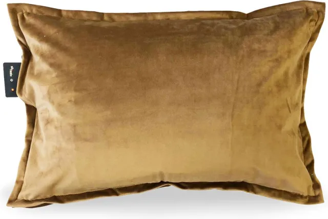 Sit & Heat Warmtekussen Rectangle Bruin 40 x 60 cm voor binnen en buiten. [kussen van velours/Velvet/Fluweel]