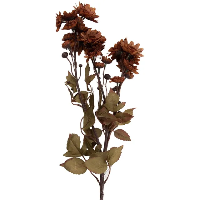 Clayre & Eef Kunstbloem 6x10x80 cm Oranje Kunststof