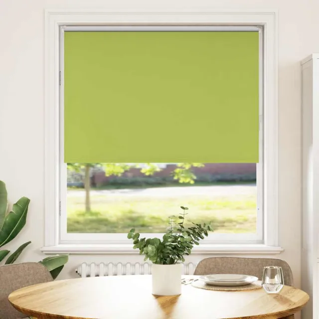 vidaXL Rolgordijn verduisterend 100x150cm stofbreedte 95,7cm polyester Groen