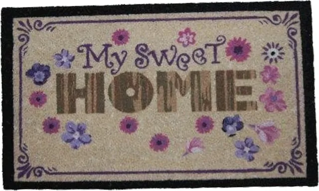 Hamat Deurmat Deurmat Sweet Home taupe - 45 x 75 cm multi