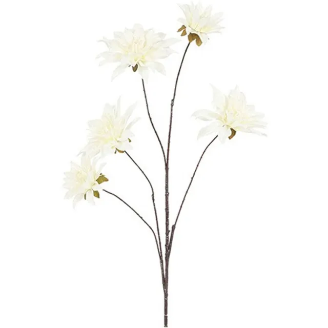 Kunstbloem Beau Dahlia elegans Wit