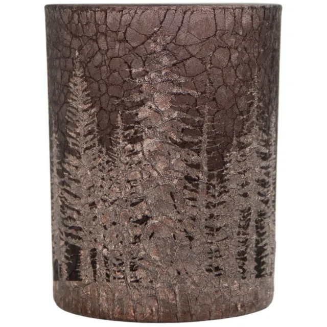 Mars & More Theelichthouder bos craquelé-effect bruin 18cm Multi