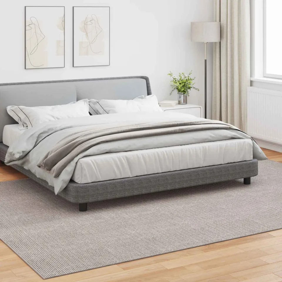 vidaXL Binnen kleed LUGO Crème-taupe Polyester, foto 3