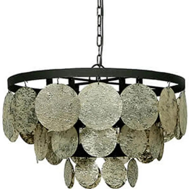 Hoogendam Hanglamp Schijf Vineer M 2398