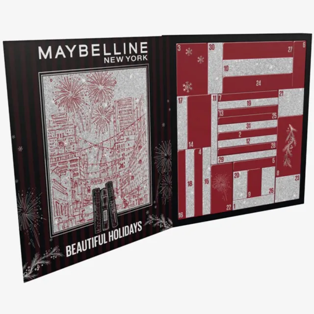 Maybelline New York - 31 Deuren - Make-Up Adventskalender 31 deurs