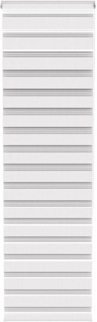 ACXIN Zebra Rollo Klemmfix - Zonder Boren - Lichtdoorlatend en Verduisterend - 60x220cm Wit