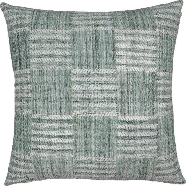 Urbane Hide Kussenhoes | Kussenhoesjes | Sierkussen | 45x45 cm | Handgeweven Textuur | Groen | Zonder binnenkussen