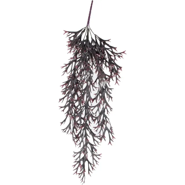 Mica Decorations Kunstplant Citronella Hangplant Rood - Steker L 84 cm - Mica Decorations
