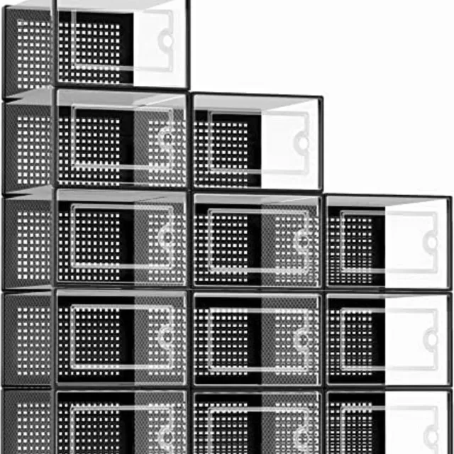 Solacis Schoenen Opbergsysteem - Schoenen Organizer - Schoenenbox - Schoenen Opbergen - Must Have In Huis! Zwart