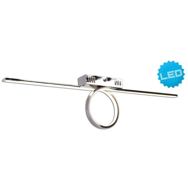 Näve Leuchten Plafondlamp geïntegreerde LED Hanglamp "Loop" 75 cm lengte Zwart, Zilver