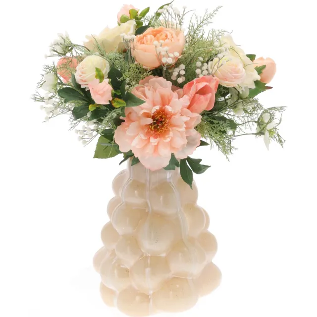 maxifleur Kunstplanten Kunstboeket Carmen Pamplona 55 cm Zalm