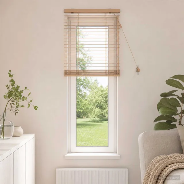 vidaXL Venetiaanse jaloezie Eiken Look 60 x 160 cm 35 mm Bruin