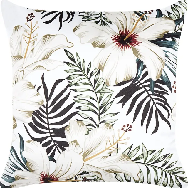 Beliani OKRA - Sierkussen - Multicolor - 45 x 45 cm - Fluweel Meerkleurig