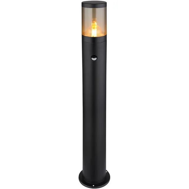 Globo vloerlamp - Xeloo - zwart - metaal - Ø 14cm - E27 - 32016BSS