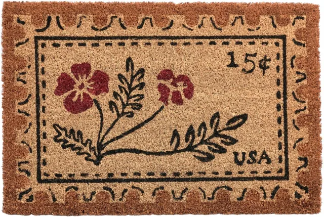 Beliani ILOILO - Deurmat - Naturel - 40 x 60 cm - Kokosvezel/PVC Natuurlijk