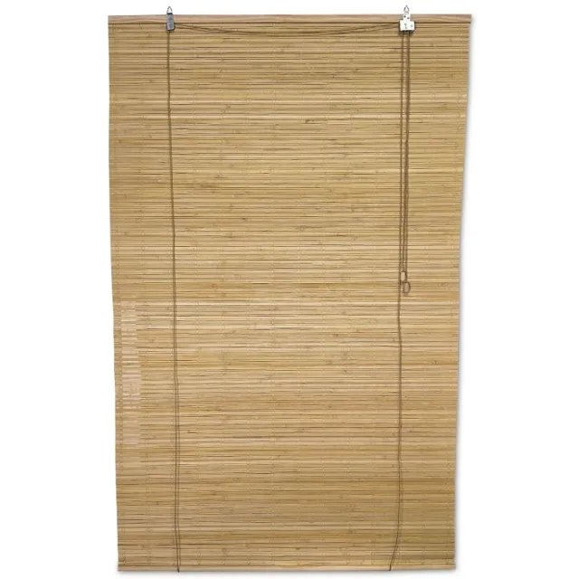 Bamelle Bamboe rolgordijn Freddy – Naturel – 150x160 cm – Bamelle - Natuurlijk & stijlvol raamdecoratie – Lichtdoorlatende zonwering – Eenvoudige & snelle montage