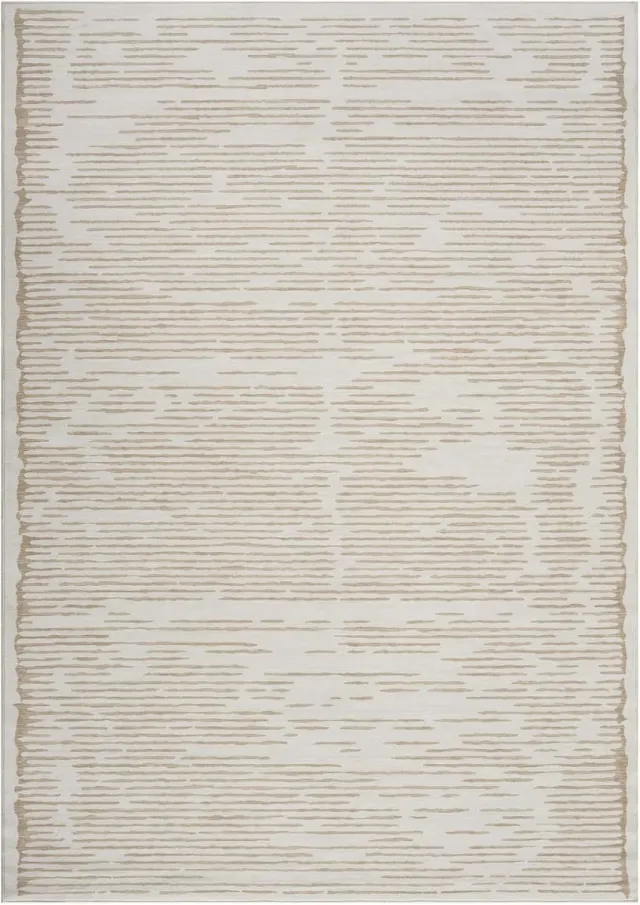 Triumpunpre Vloerkleed wasbaar antislip 120x170 cm beige modern voor gang en keuken