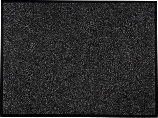 MD-Entree MD Entree - Sahara Onyx Deurmat - Droogloopmat - Schoonloopmat - 60 x 150 cm - Poolhoogte 10 mm - Antislip - Hoge vochtabsorptie - Wasbaar - Hoogwaarige kwaliteit - Verschillende afmetingen & Kleuren. Zwart