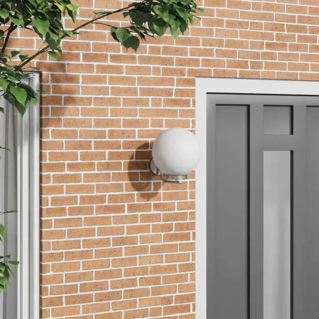vidaXL Buiten Wandlamp zilver 29 x 25 x 33 cm