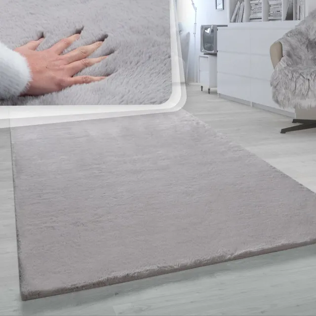 flycarpets Rabbit Vloerkleed - Grijs
