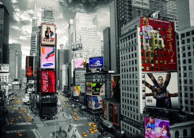 Posterpoint Poster- New York city- (Extra groot-formaat 100x140cm) Multi colour