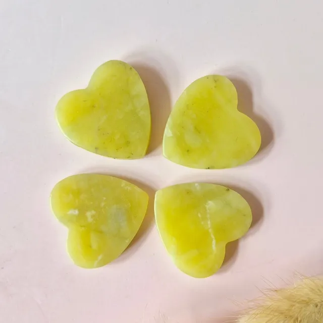Moonlight Gemstones Edelsteen Hartje Zaksteen 3-4cm – Serpentijn Meerkleurig