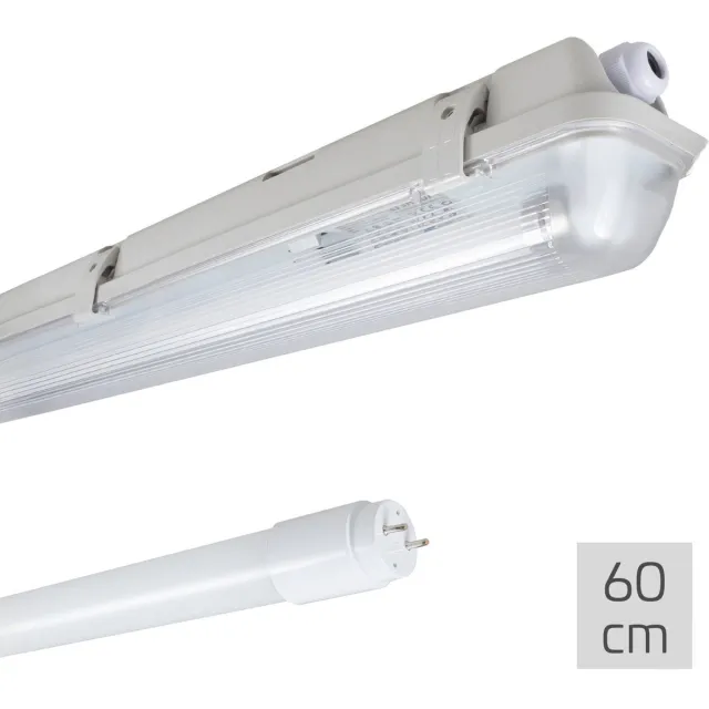 LED's light by Shada LED's Light LED TL armatuur 60 cm compleet met LED TL buis - 900 lm - Tl-buizen - Tl-armaturen Wit