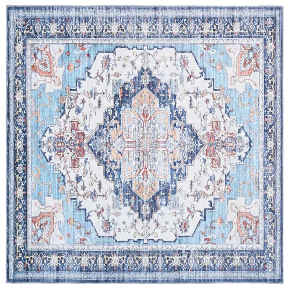 vidaXL Vloerkleed ORIZ Meerkleurig 240 x 240 cm 100% polyester