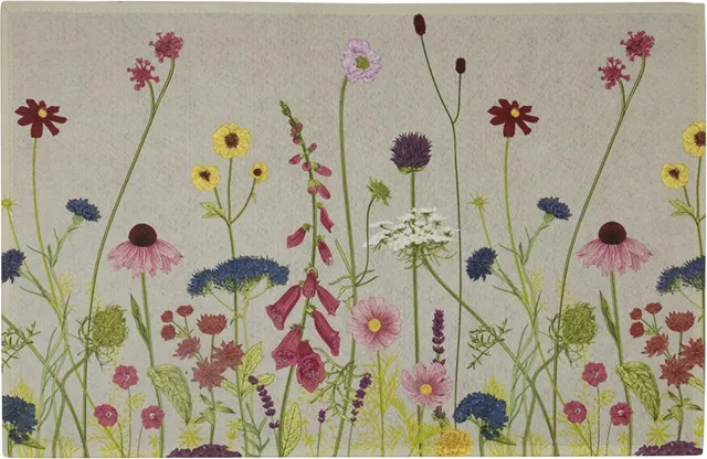 Mars & More deurmat wilde bloemen 75x50cm Multi
