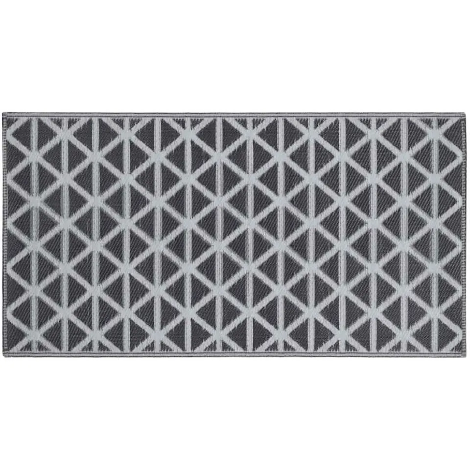 vidaXL Buitenkleed ARAKIL 160x230 cm PP zwart