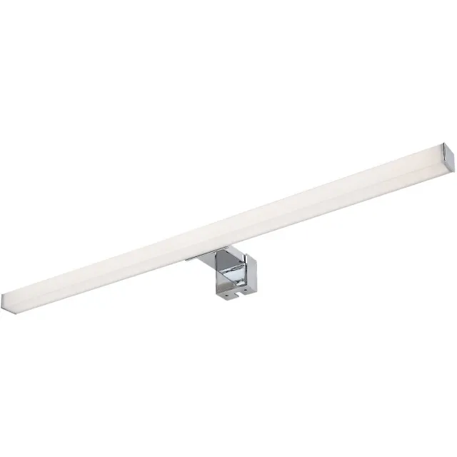 Rabalux badkamerlamp - vermogen 9 W, natuurlijk wit 4000 K, IP44, chroom, Oliro zilver