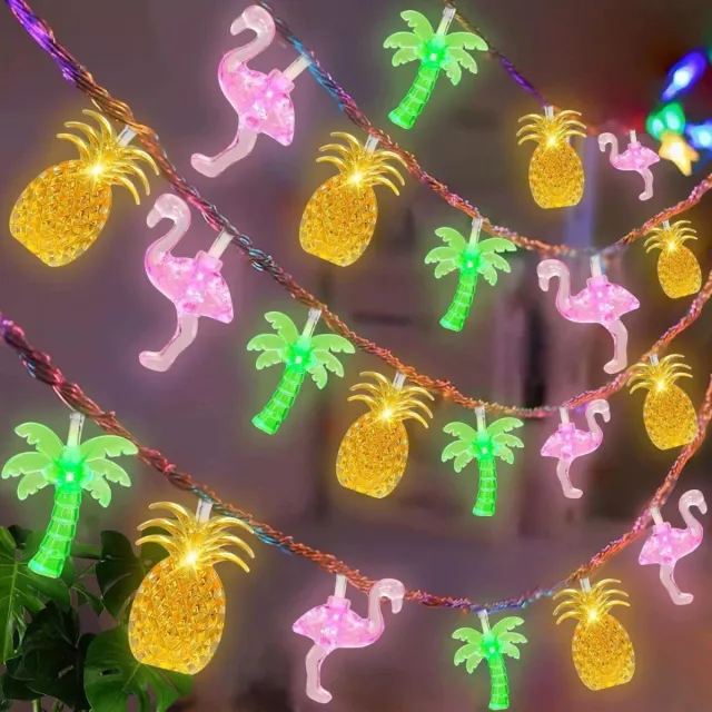 GelldG 40 LED Lichterketting - Batterijgevoede Decoratieve Slinger - 6 Meter Binnenverlichting - Geschikt voor Feesten en Thuisgebruik - Kunststof - Incl. Batterijhouder en Schakelaar