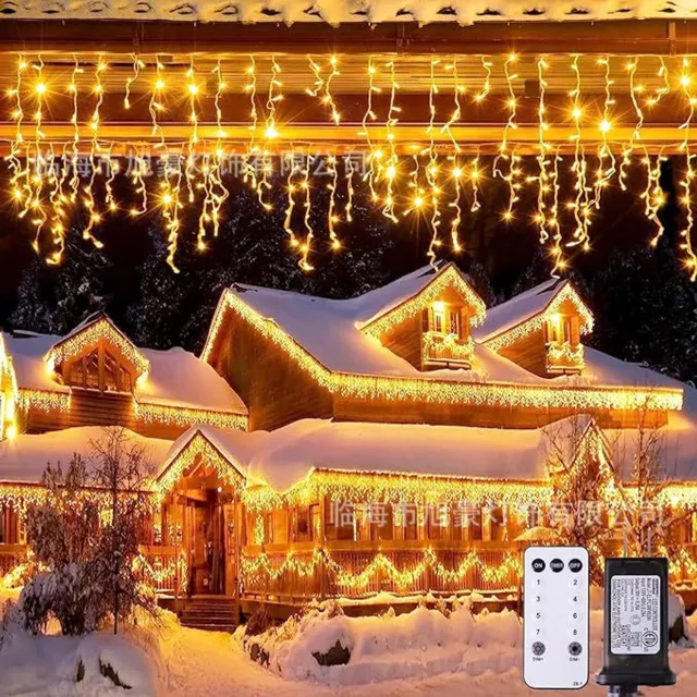 Bobypet LED Lichtsnoer Buiten - 10m - 400 LED - Kerstverlichting - 8 Lichtstanden - Dimbaar - Buitenverlichting voor Kerstcadeau en Feestdagen