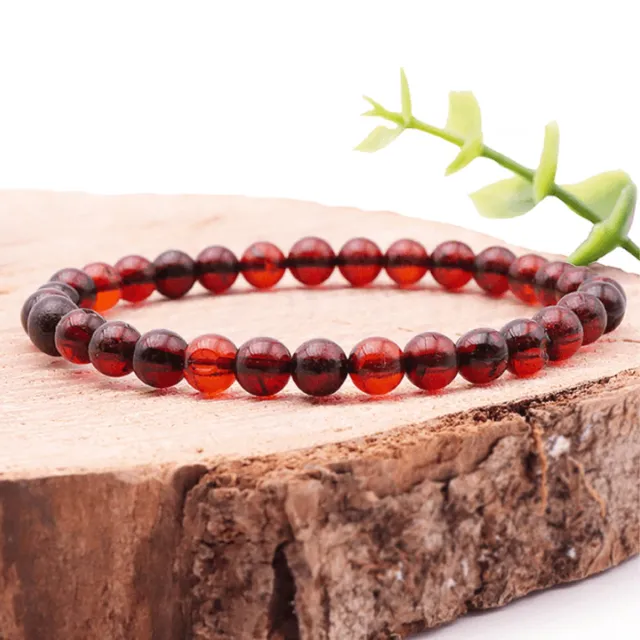 BERK Edelsteen Armband Barnsteen Zwart