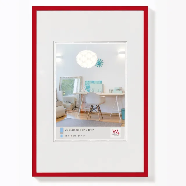 Walther New Lifestyle - Kunststof lijst - Fotoformaat 30x40 cm - Rood