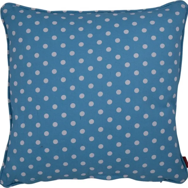 Linen & More Kussen Meggie Milky | 45 X 45 | Sierkussen Voor Woonkamer Of Slaapkamer Blauw