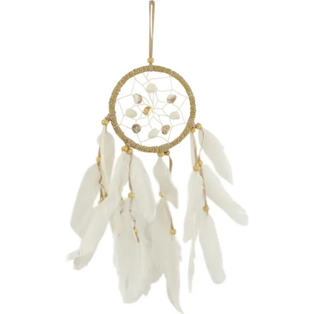 Fairtrade uit Indonesie Dromenvanger Schelpen Naturel (40 cm) Wit