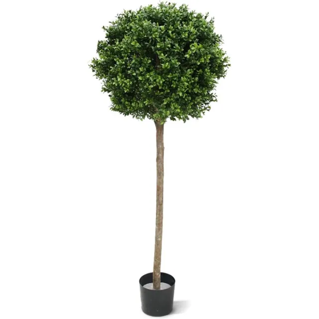 maxifleur Kunstplanten Buxus bol op stam kunstplant 140cm - UV bestendig Groen