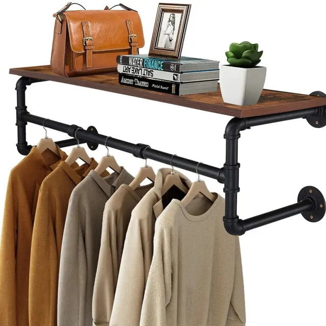 UrbanSelect Kapstok - Stevig metalen frame - Inclusief ophanghaken Bruin