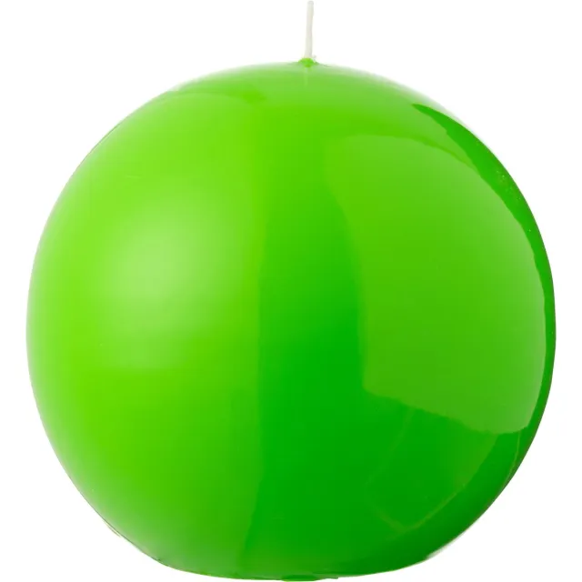J-Line kaars Bol - fluo groen - 50U