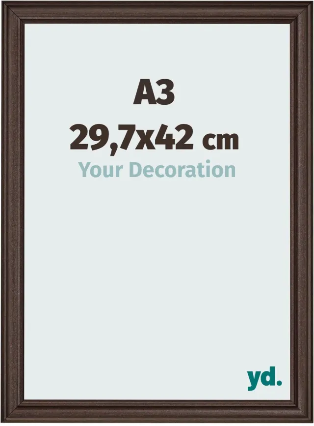 yd. Your Decoration - Fotolijst A3 29,7x42 cm - MDF - Eiken Donker - Lazio