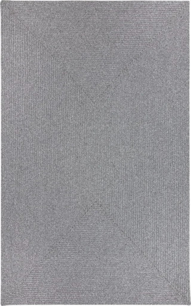TESSO LIVING Vloerkleed voor binnen en buiten - Omkeerbaar - Sisal look - Weersbestendig - Woonkamer Balkon Keuken - Handgemaakt - Tuintapijt - Modern Boho Jute Stijl - Zilver - 80cm x 200cm