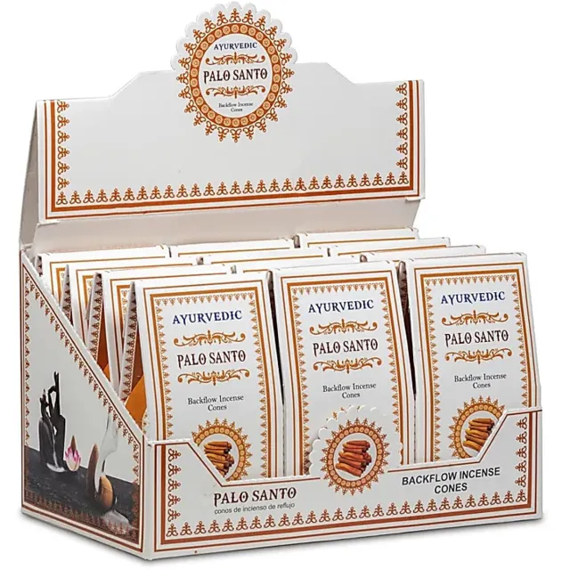 Yogi & Yogini Meditation Ayurvedische Palo Santo backflow wierookkegels
