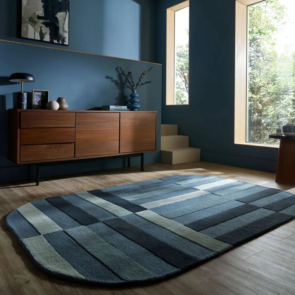 Flair Rugs Eldon vloerkleed blauw, foto 2