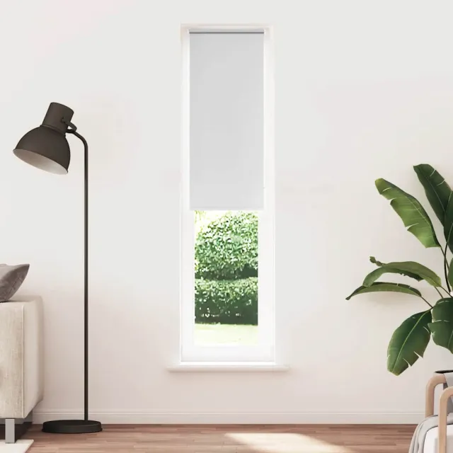 vidaXL Rolgordijn verduisterend 60x210cm stofbreedte 55,7 cm wit