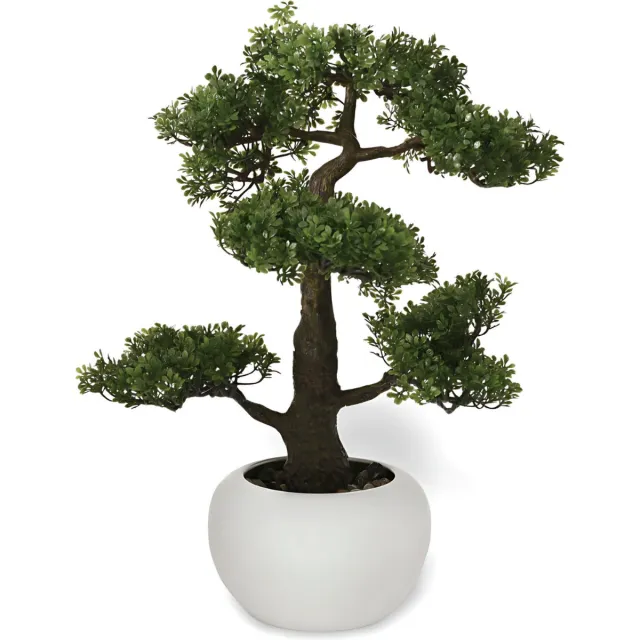 Dulaire Kunst Bonsai Boom 47 cm - A wit